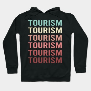 Colorful Text Tourism Hoodie